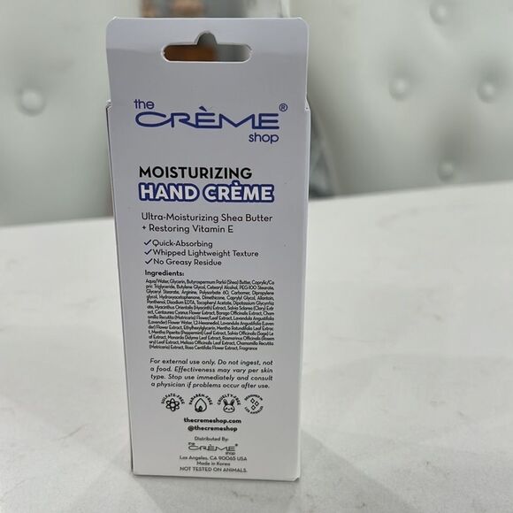 LIMITED EDITION The Creme Shop Moisturizing Hand Creme Honey Oat 1.69 oz - Picture 4 of 4